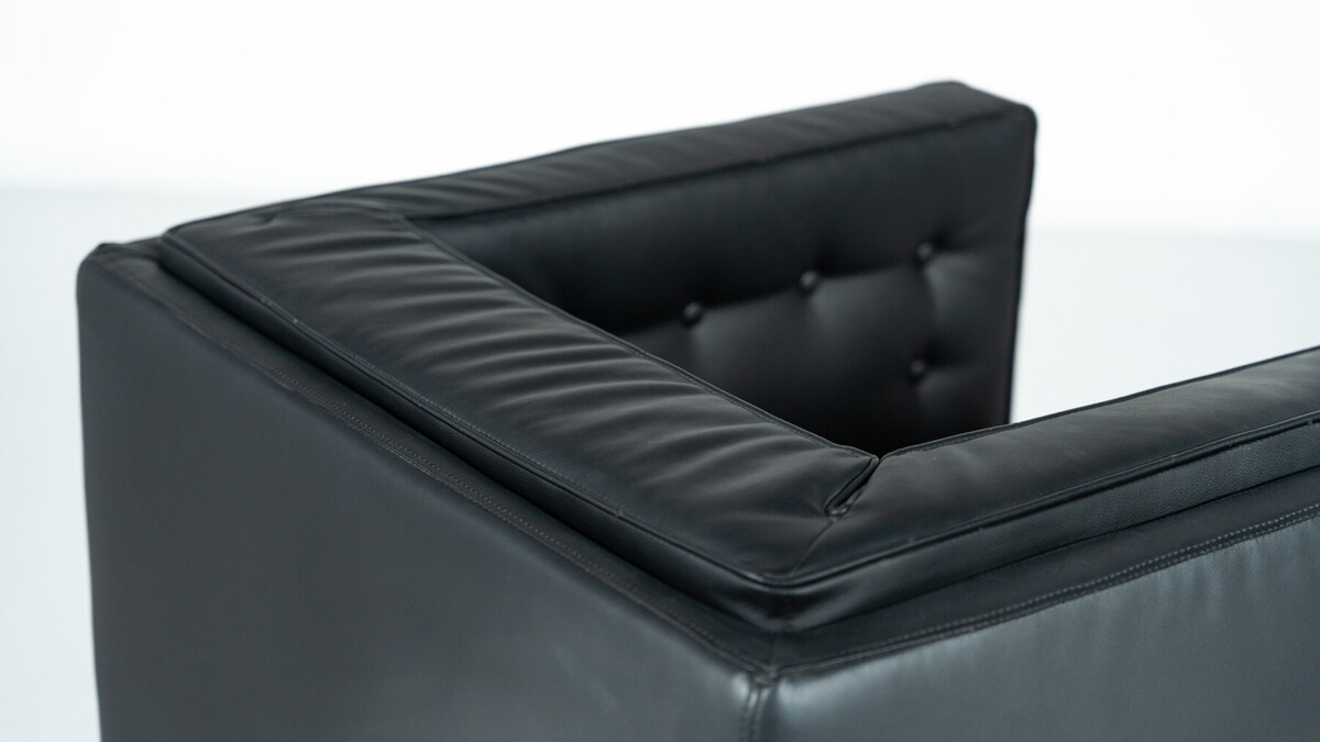 Mid-Century Modern Pair of Armchairs by Luigi Pellegrin for MIM Roma, Italy, 1950s