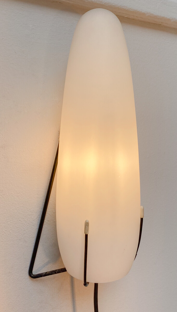 Mid-Century Modern Pair of Wall Lights by Louis Kalff, Netherlands, 1950s