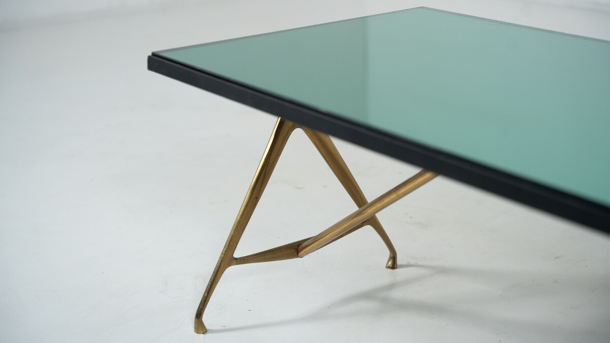 Mid-Century Modern Rare Coffee Table by Max Ingrand, 1955