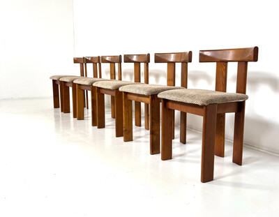 Mid-century Modern Set of 6 Chairs by Luigi Vaghi, 1960s
