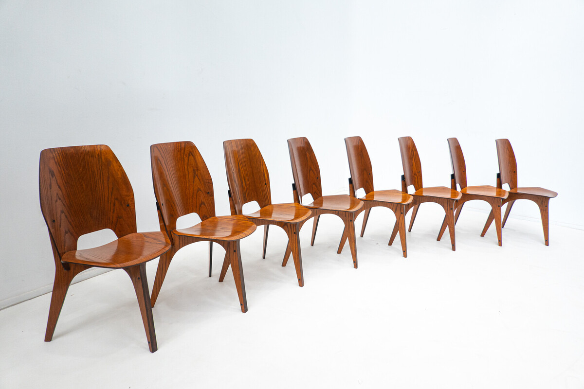 Mid century modern plywood chair online