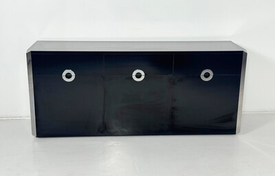 Mid-Century Modern Sideboard by Willy Rizzo for Mario Sabot, 1970s