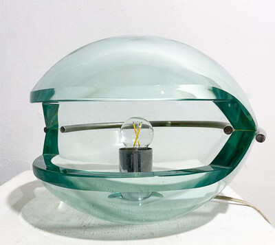 Mid-Century Modern Table Lamp, Italy, 1970s - In the style of fontana Arte