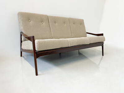 Mid-Century Modern Teak Sofa, Scandinavian, 1960s