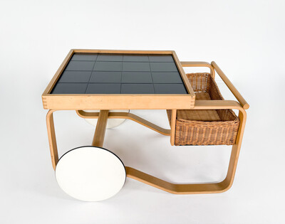 Mid-Century Modern Trolley Model 900 by Alvar Aalto for Artek, 1950s