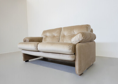 Mid-Century Modern Two-Seater Sofa, Italy, 1960's - New Upholstery