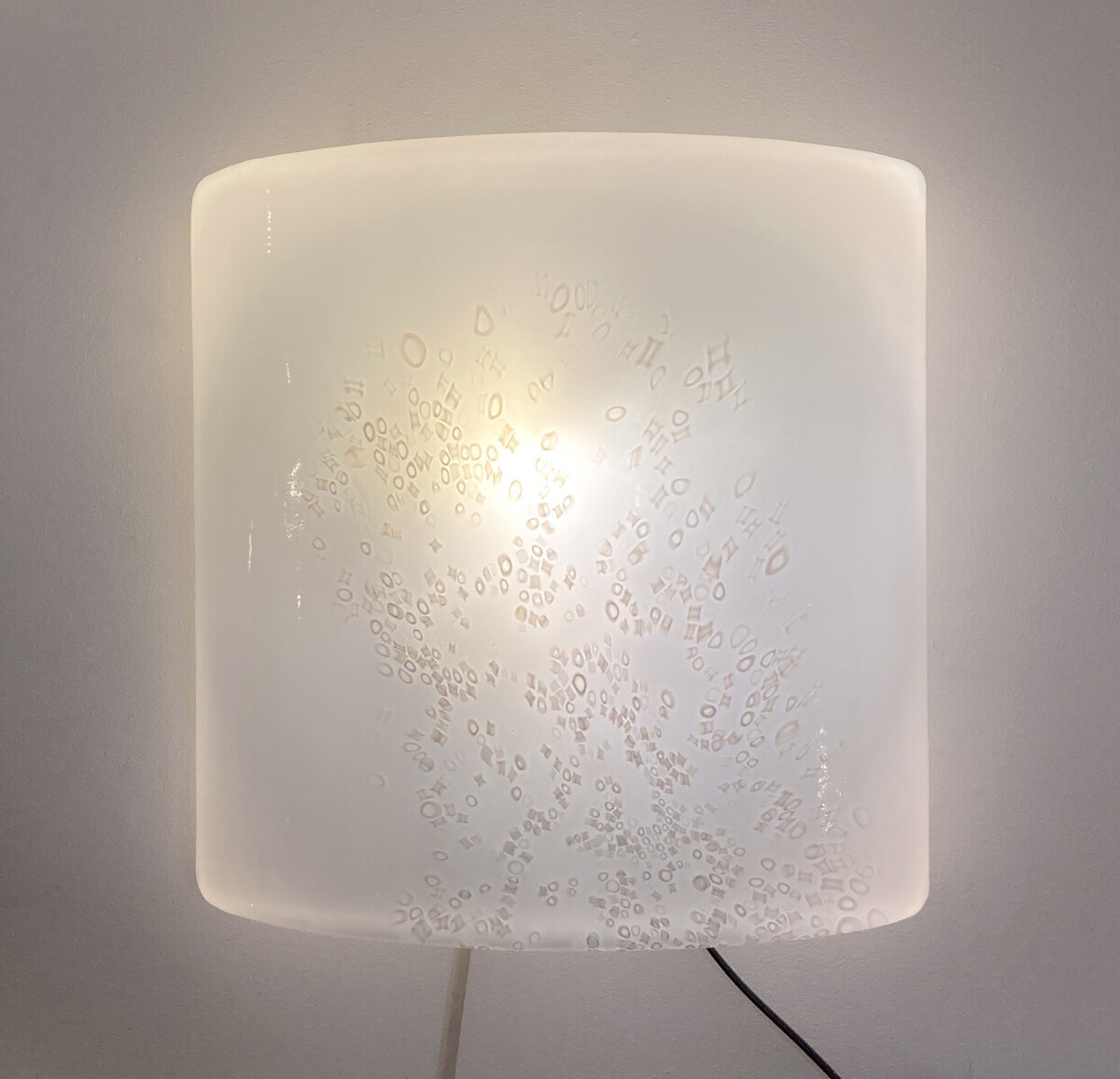 Mid-Century Modern Wall Sconce by Rosanna Toso for Leucos, Italy, 1972