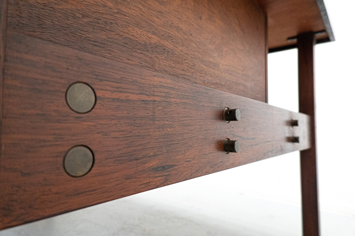 Mid-Century Modern Wooden Desk by Sergio Rodrigues, Brazil, 1960s