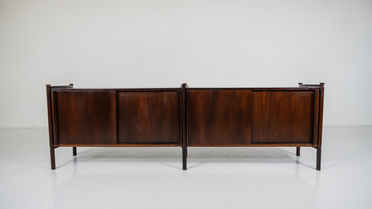 Mid-Century Modern Wooden Sideboard by Fukuoh Hizori for Gavina, 1960s