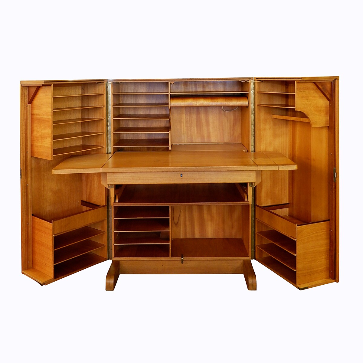 Mid-Century Mummenthaler & Meier 'Magic Box' folding desk