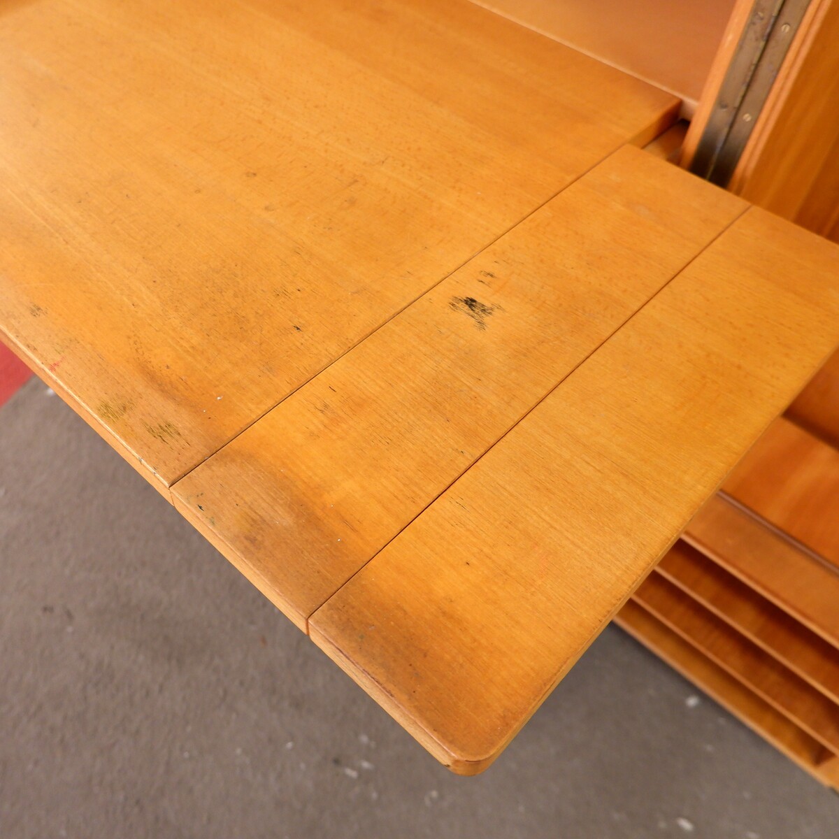 Mid-Century Mummenthaler & Meier 'Magic Box' folding desk