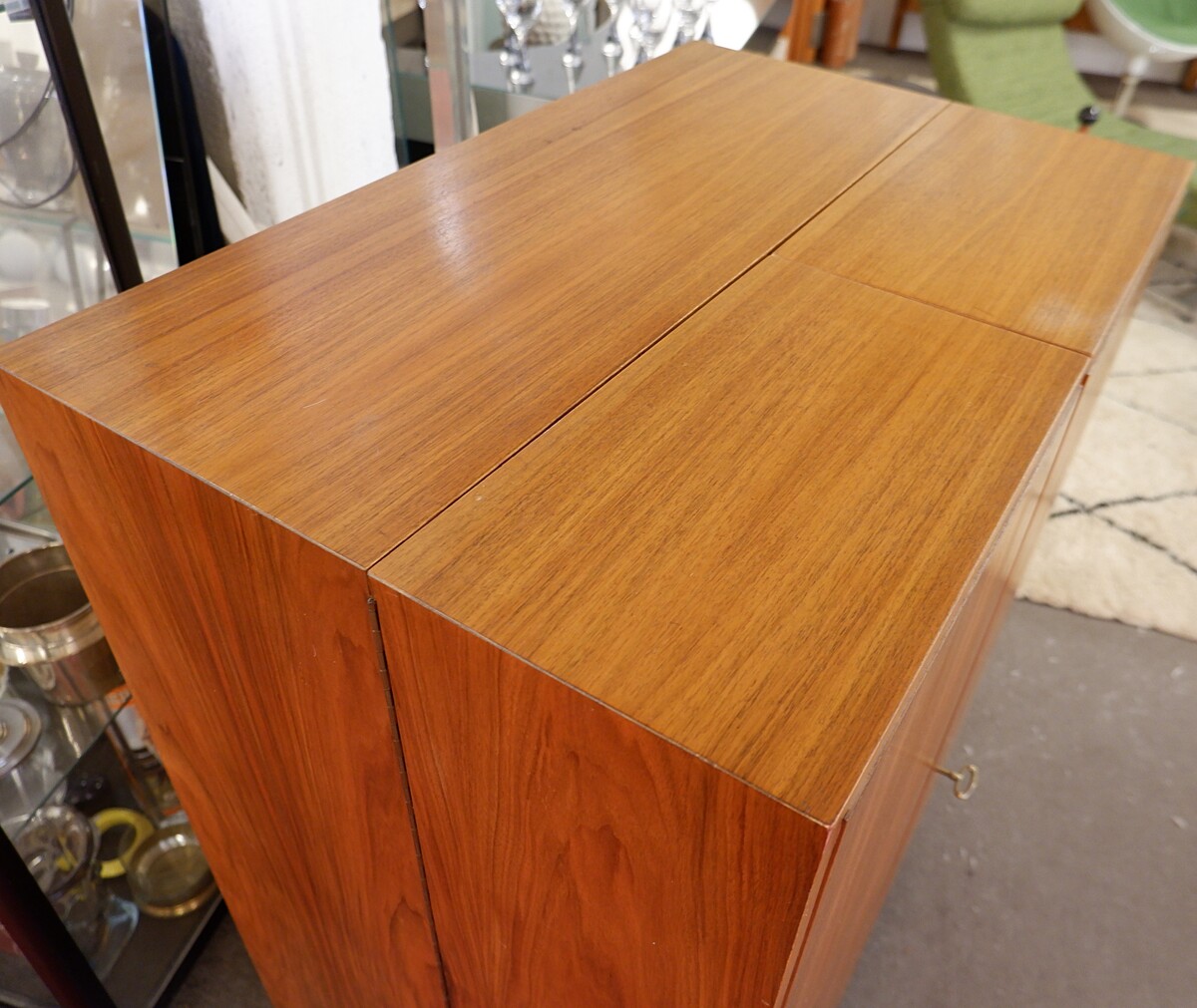 Mid-Century Mummenthaler & Meier 'Magic Box' folding desk