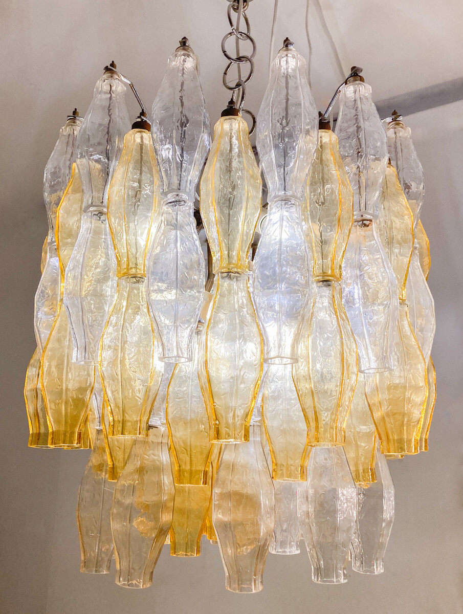 Mid-Century Murano Glass Chandelier 