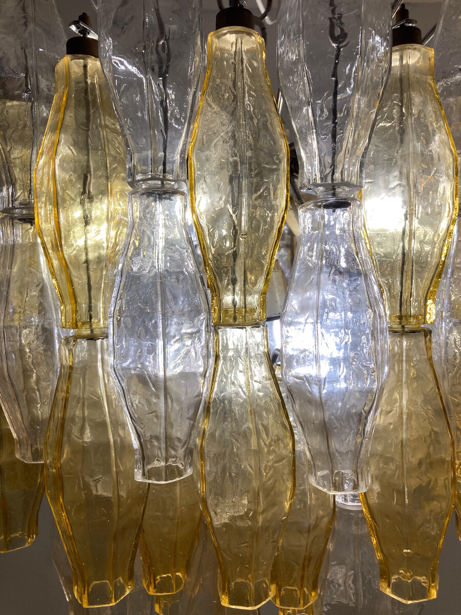 Mid-Century Murano Glass Chandelier 