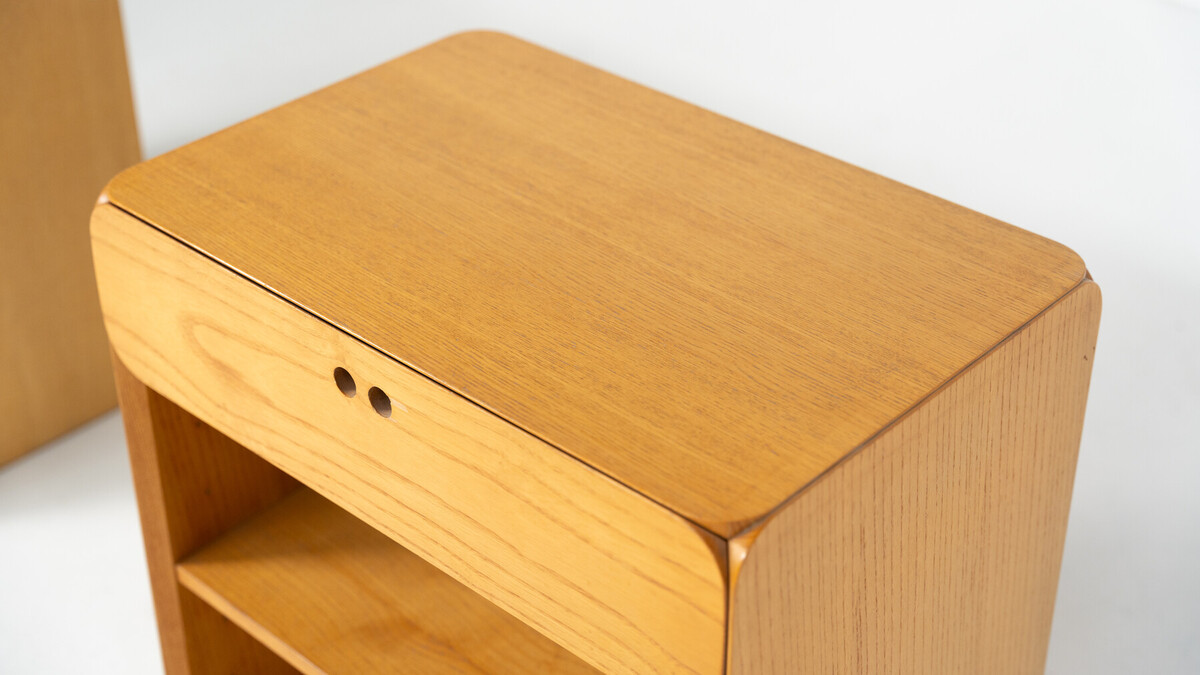 Mid-Century Nightstands/ Sidetables by Derk Jan de Vries for Domus, 1960s