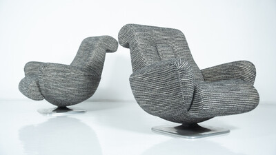 Mid-Century Pair of Armchairs, 1960s