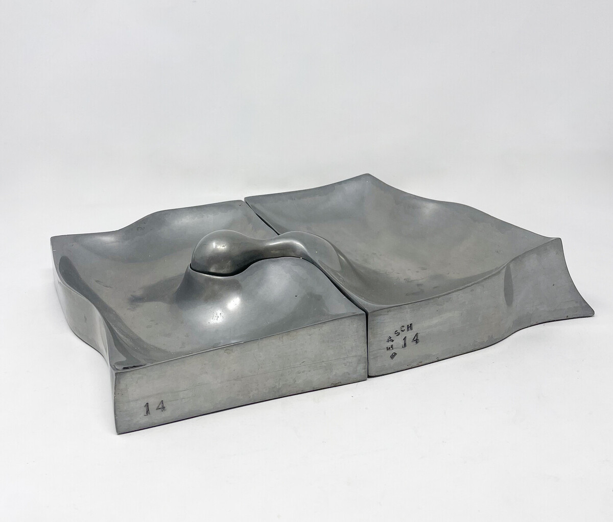 Mid-Century Puzzle Sculpture/Serving plate