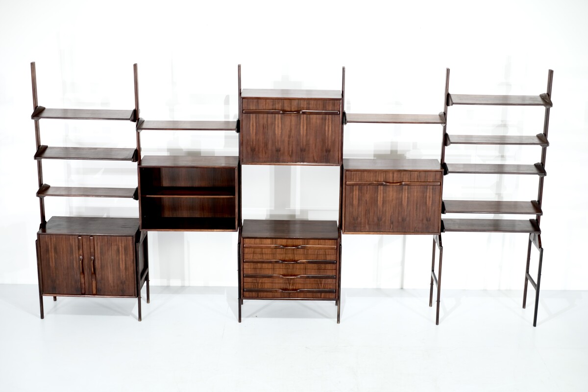  Mid Century Scandinavian Wall unit by WK Mobel - 1960s