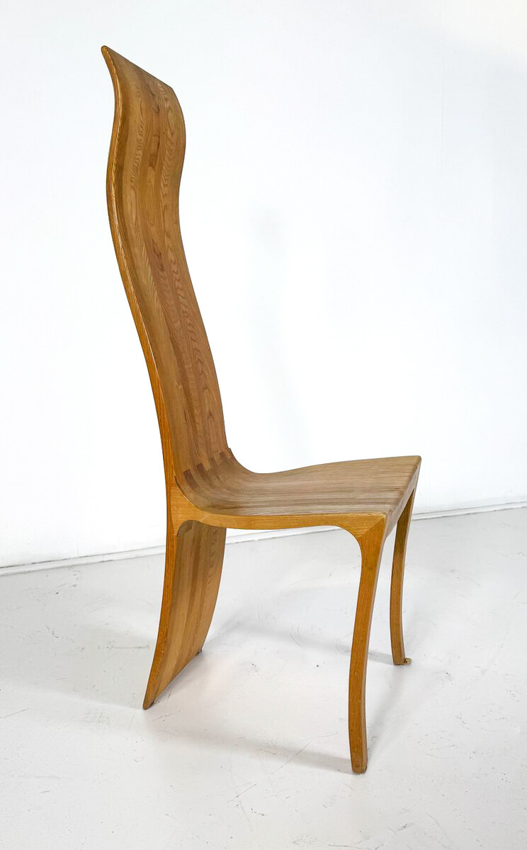 Mid-Century Set of 6 Ash Dining Chairs by Walter Nielsen, 1970s