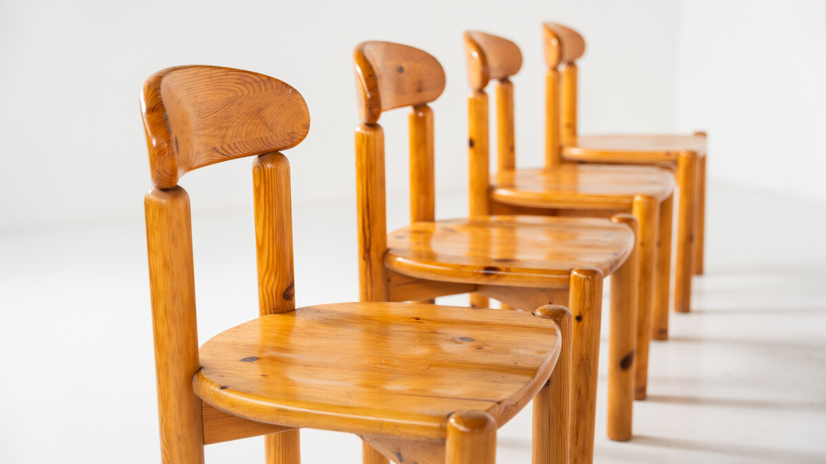 Mid-Century Set of 8 Chairs by Rainer Daumiller, 1970s