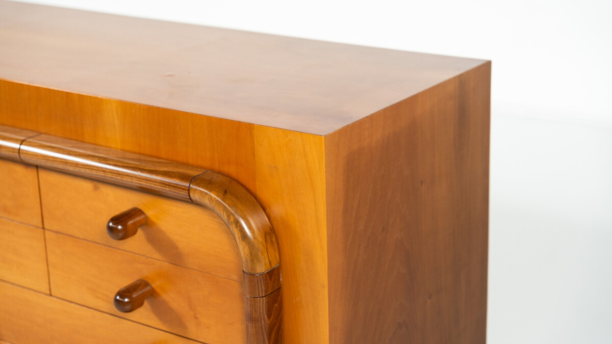 Mid-Century Sideboard with drawers, Walnut, Italy, 1960s