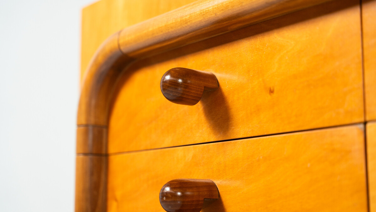 Mid-Century Sideboard with drawers, Walnut, Italy, 1960s