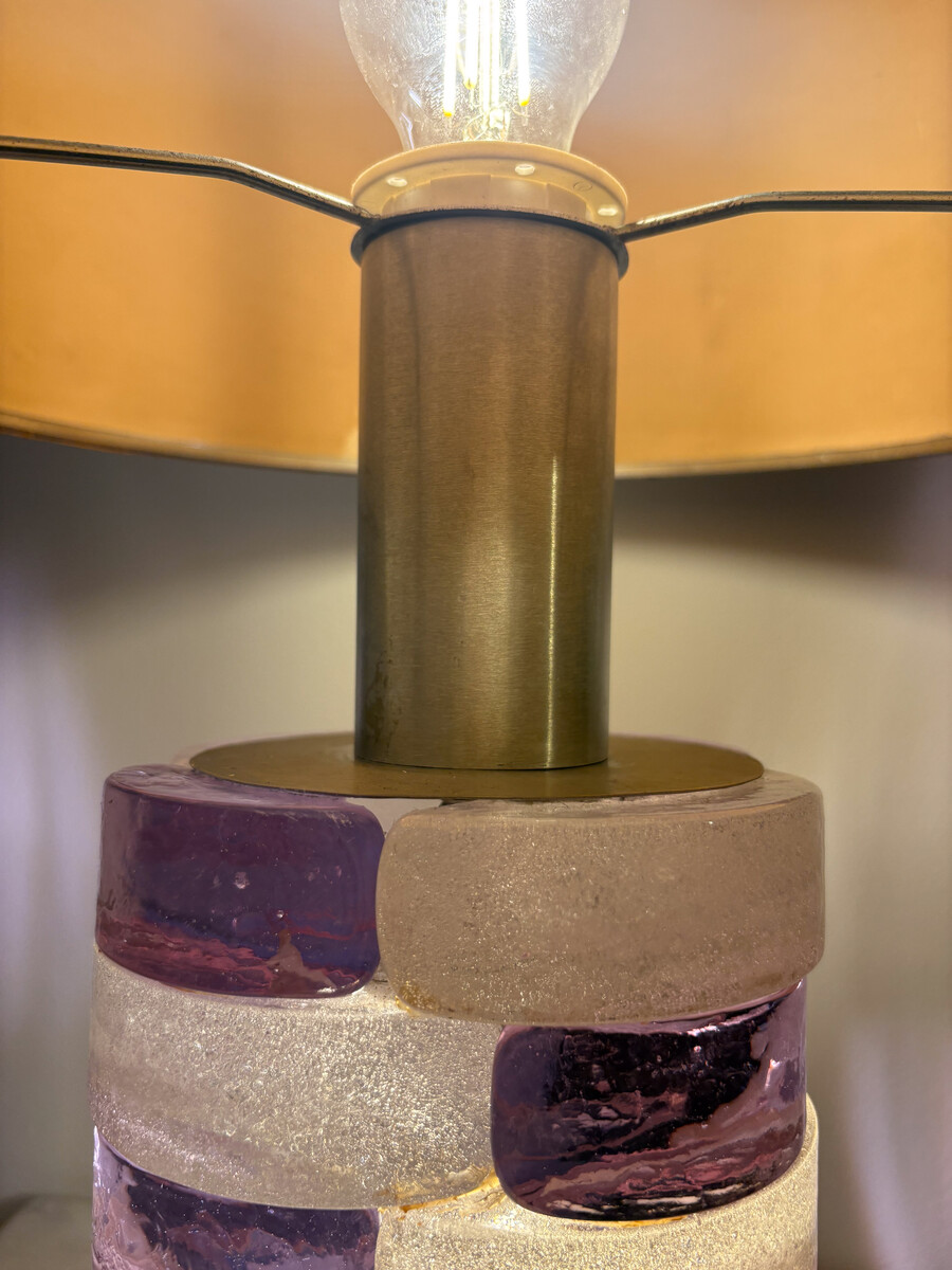 Mid-Century Table Lamp by Albano Poli for Poliarte, Italy, 1970s