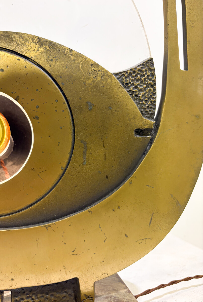 Mid-Century Table Lamp by Guiseppe Calanoci, Italy, 1970s