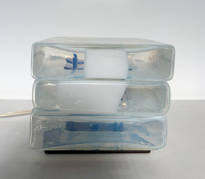 Mid-Century Table Lamp in Murano Glass By Carlo Nason, Italy, 1960s