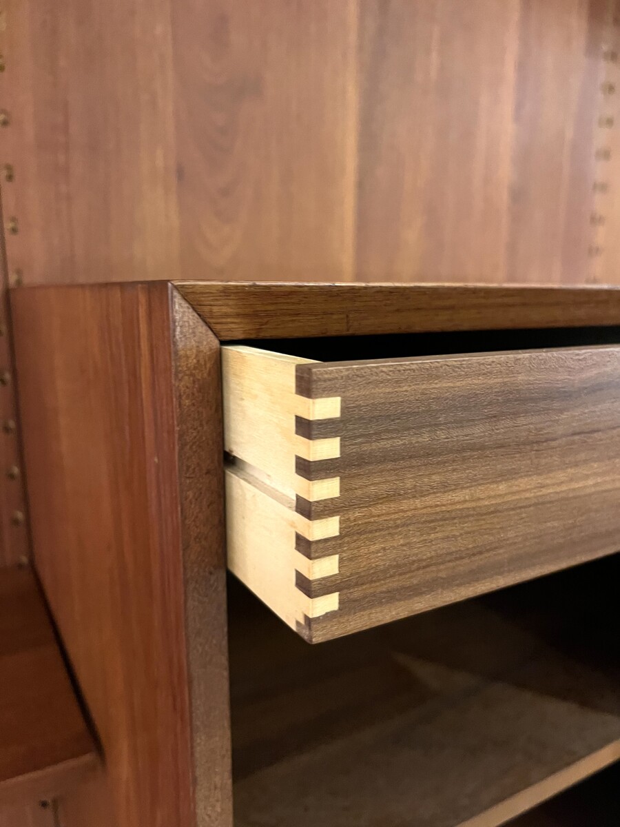 Mid-Century Teak Wall unit by Poul Cadovius, 1960s, multiple available 
