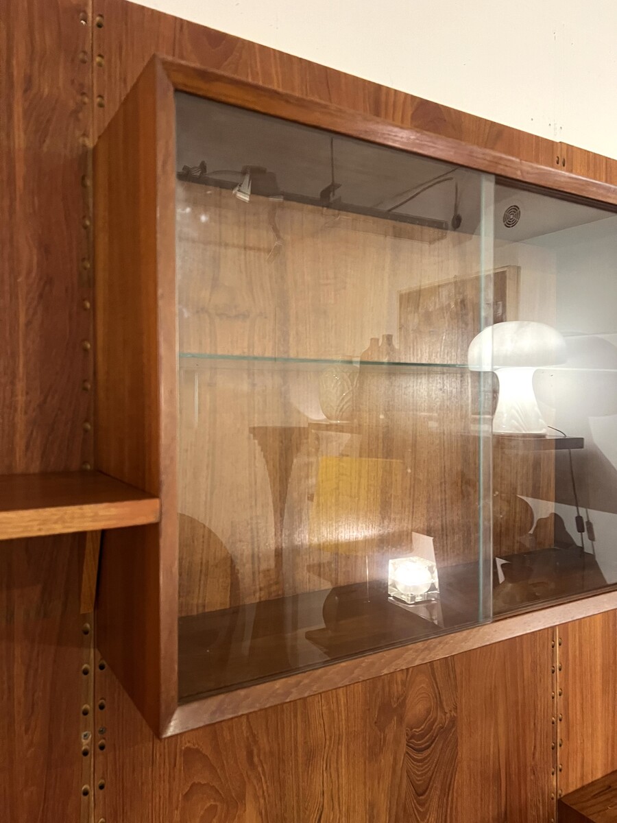 Mid-Century Teak Wall unit by Poul Cadovius, 1960s, multiple available 