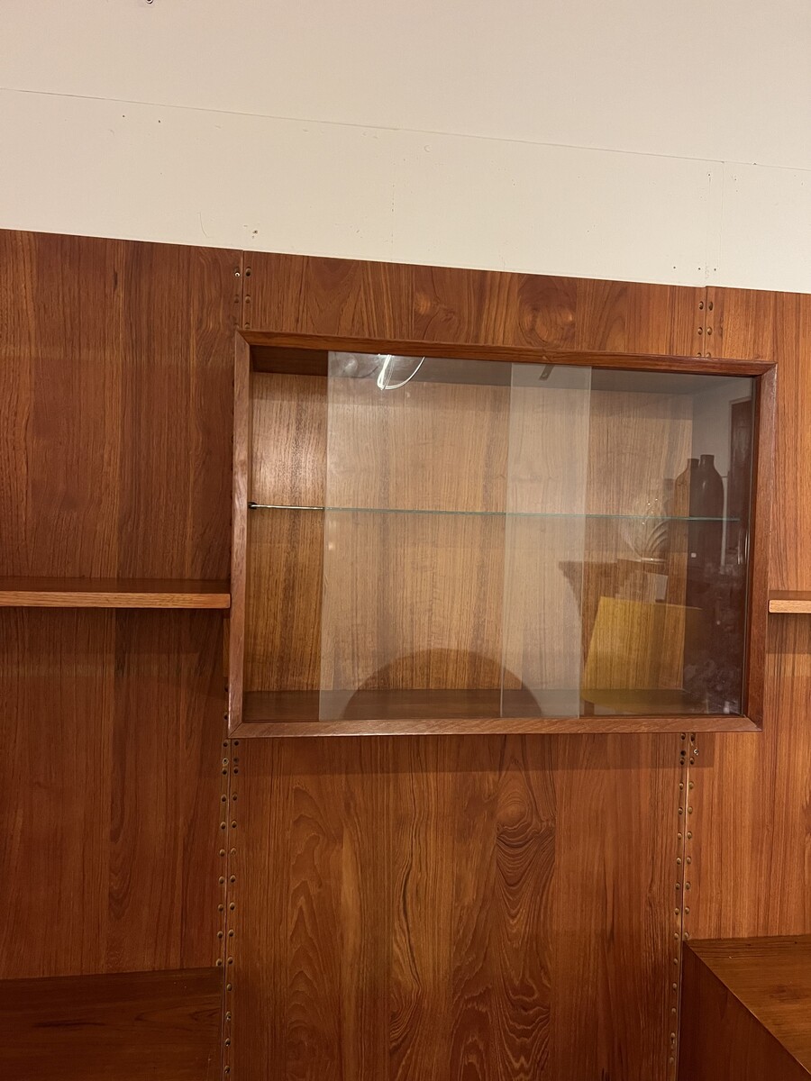 Mid-Century Teak Wall unit by Poul Cadovius, 1960s, multiple available 