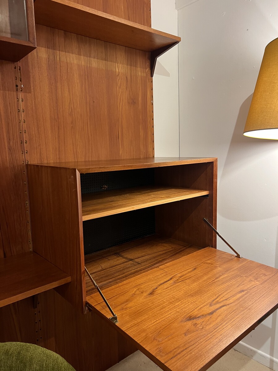 Mid-Century Teak Wall unit by Poul Cadovius, 1960s, multiple available 