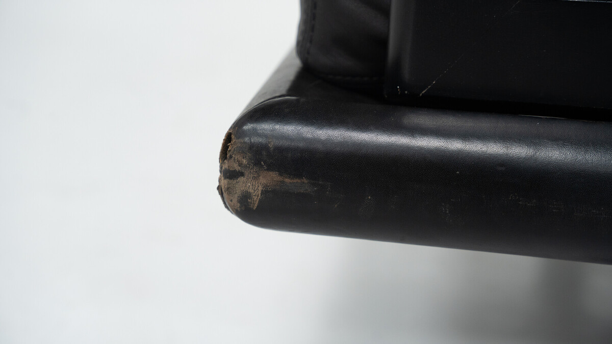 Mid-Century Three-Seater Sofa by Franz Köttgen for Kill International, Leather and Marble, 1960s