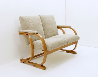 Mid-century two-seater bench