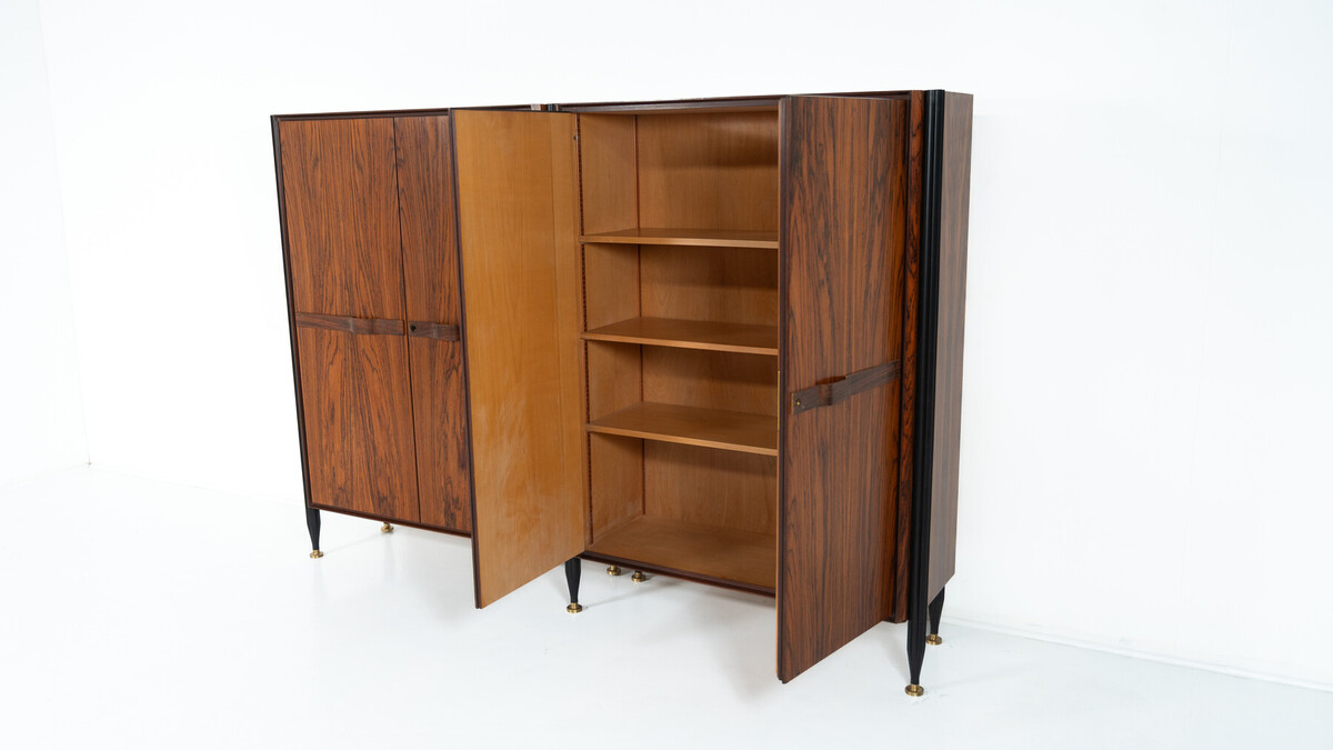 Mid-Century Wooden Cabinet, Italy, 1960s