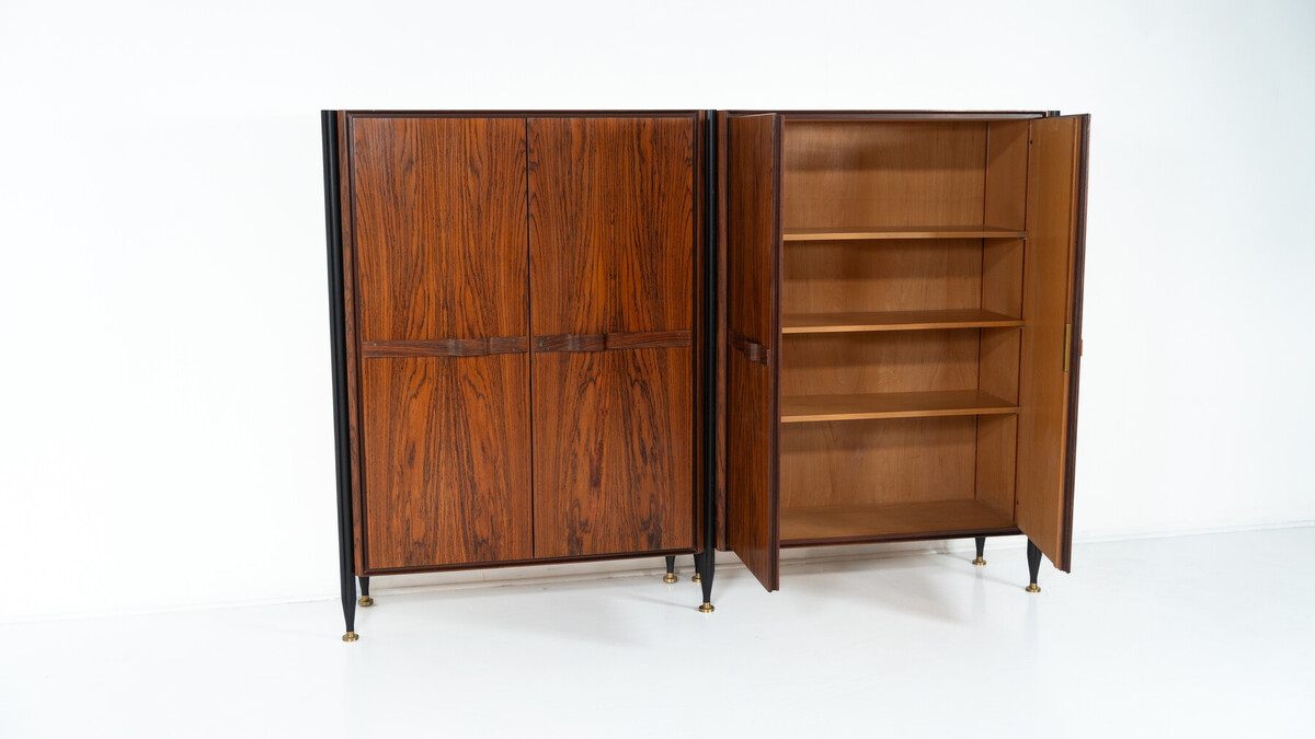 Mid-Century Wooden Cabinet, Italy, 1960s