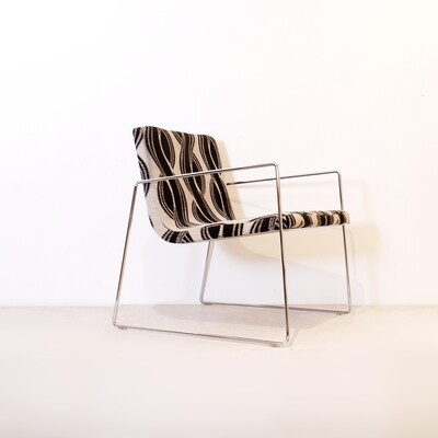 Minimalist vintage lounge chair - original upholstery