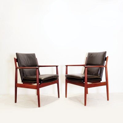 Model 341 office chairs by Arne Vodder for Sibast, 1960s