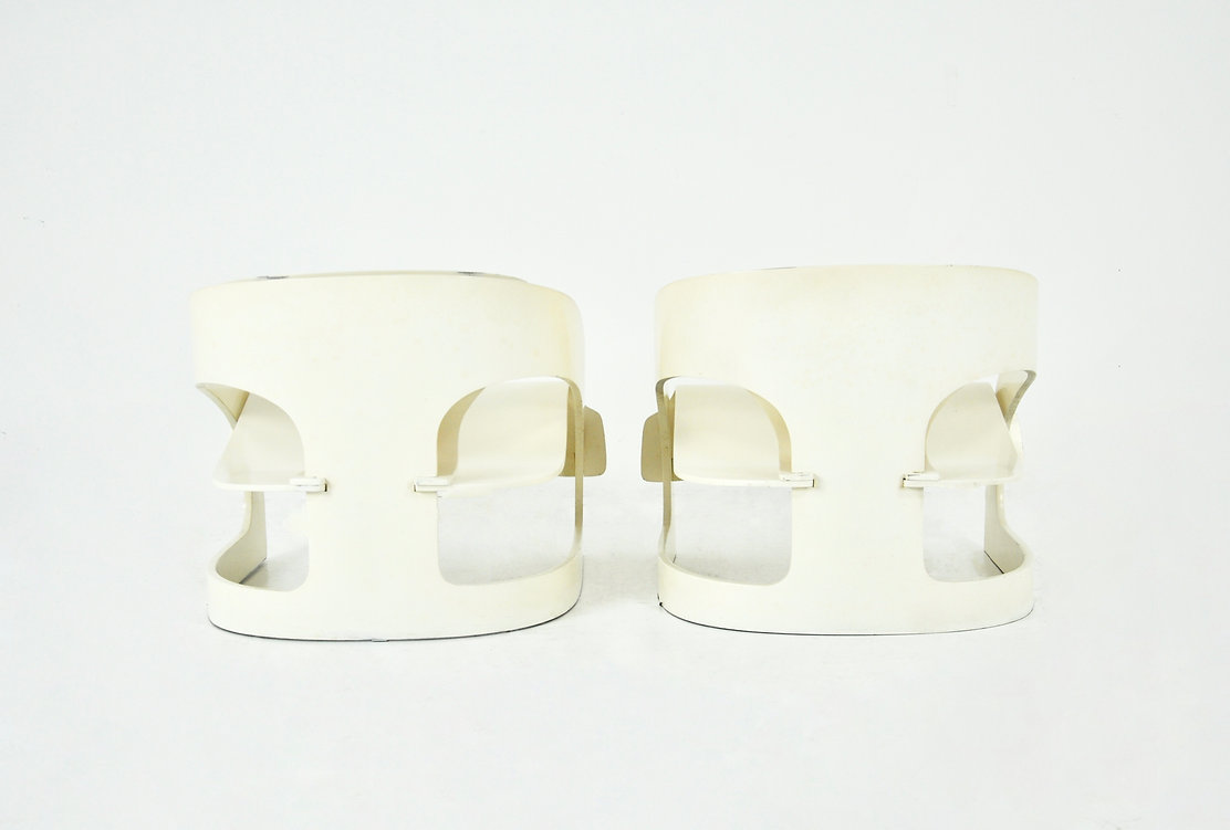 Model 4801 Armchairs by Joe Colombo for Kartell, 1960s, set of 2