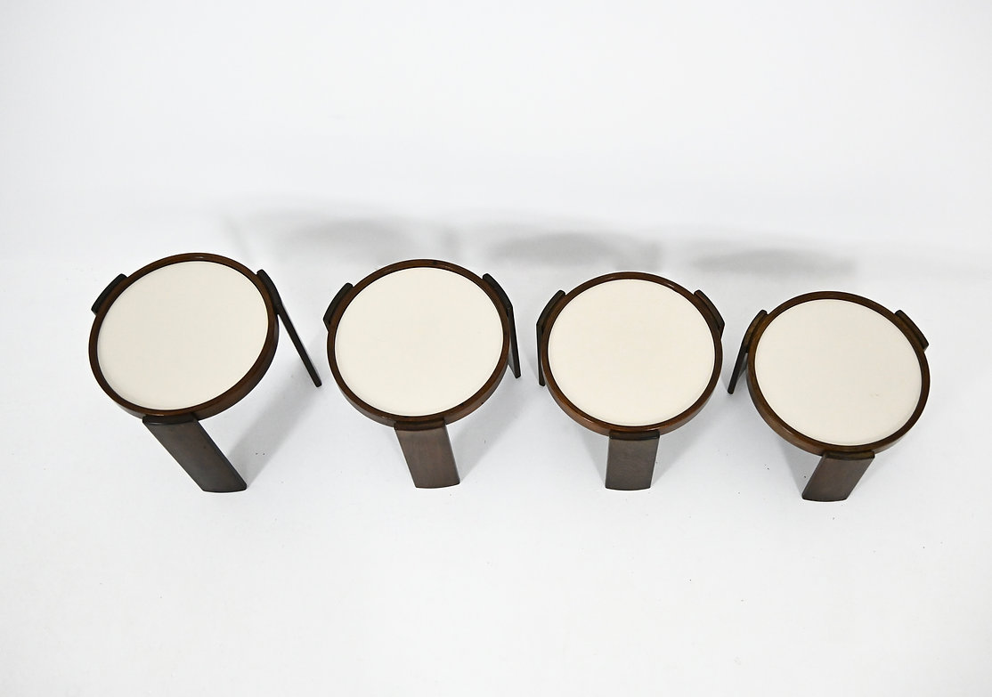Model 780 Nesting Tables by Gianfranco Frattini for Cassina, 1960s, set of 4