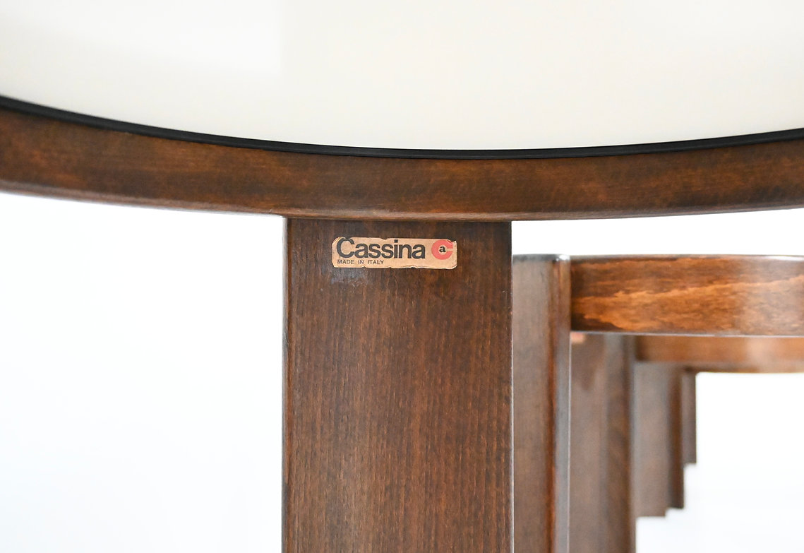 Model 780 Nesting Tables by Gianfranco Frattini for Cassina, 1960s, set of 4