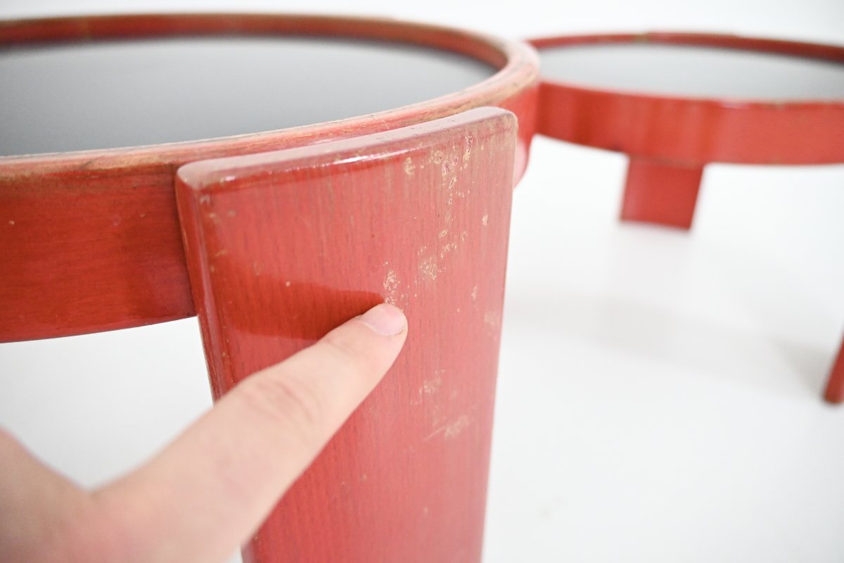 Model 780 Nesting Tables by Gianfranco Frattini for Cassina, 1960s, set of 4