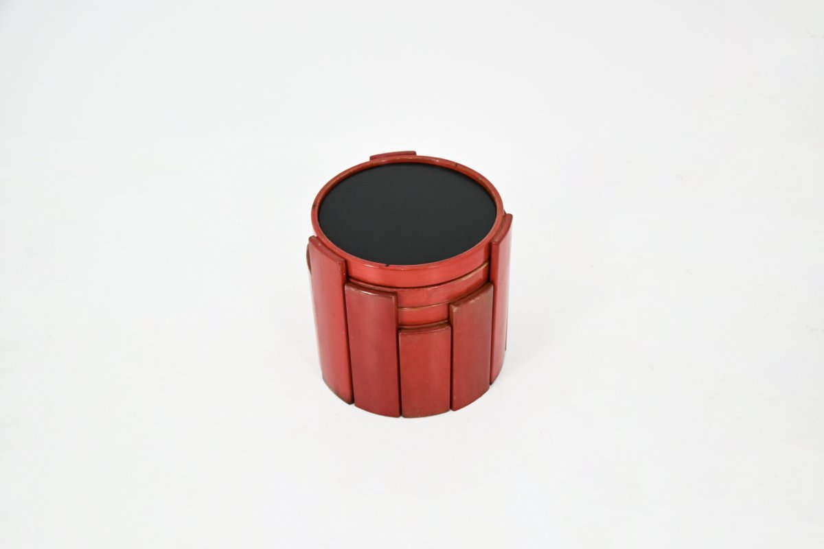 Model 780 Nesting Tables by Gianfranco Frattini for Cassina, 1960s, set of 4