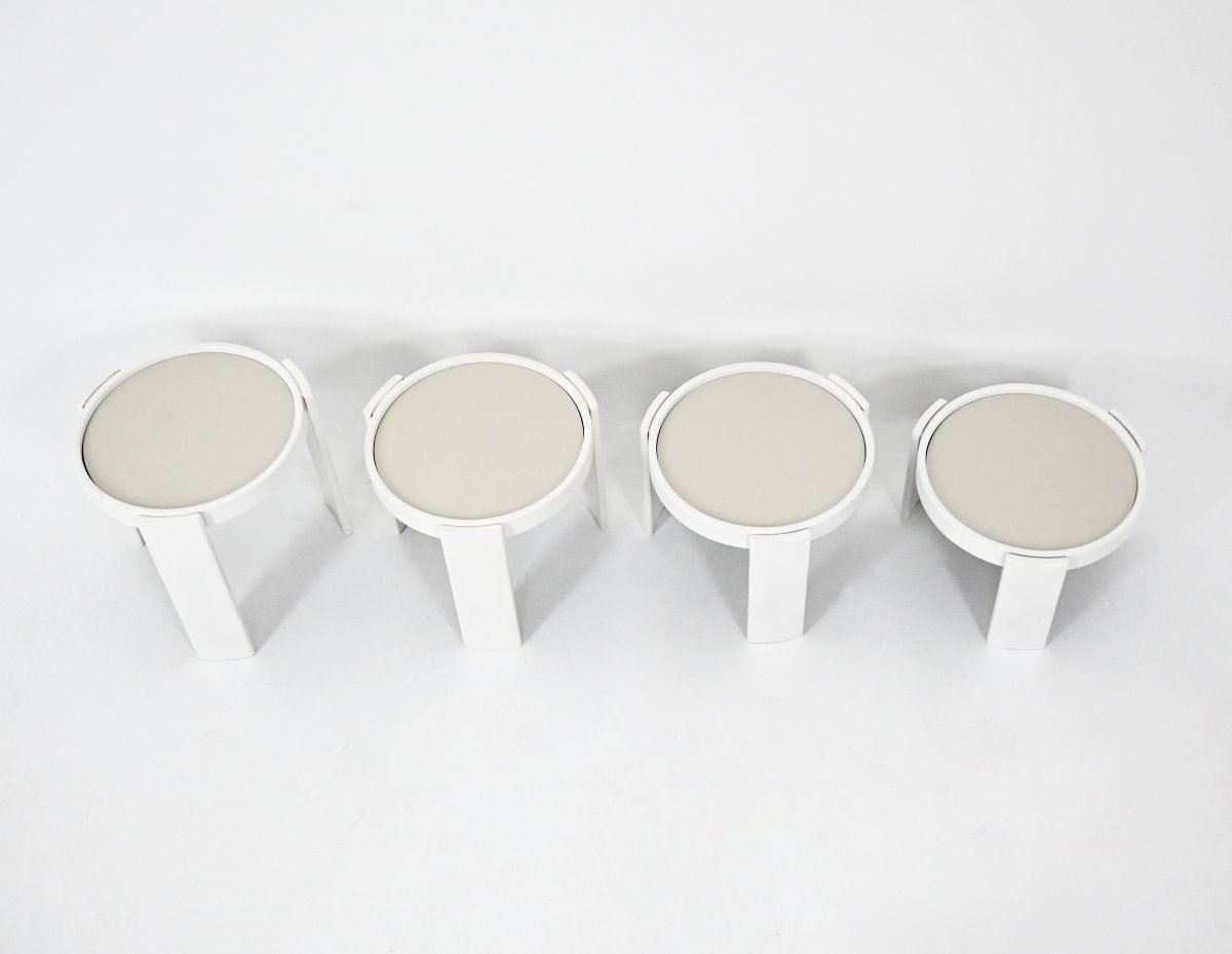 Model 780 Nesting Tables by Gianfranco Frattini for Cassina, 1960s, set of 4