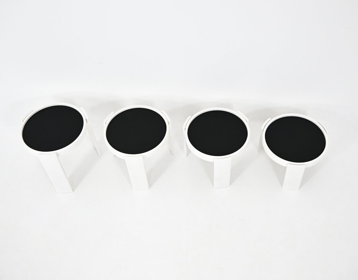 Model 780 Nesting Tables by Gianfranco Frattini for Cassina, 1960s, set of 4
