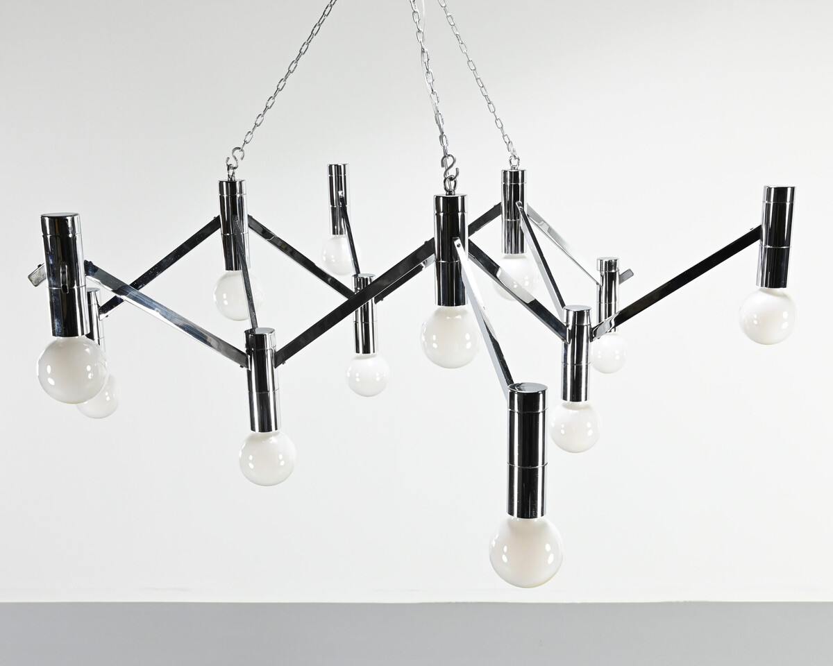 Modular vintage chandelier, 1970's