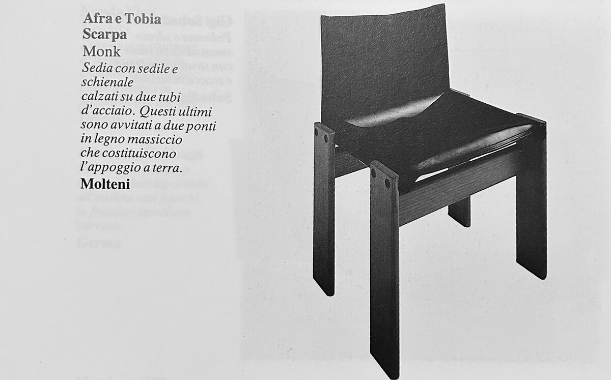 Monk Dining Chairs by Afra & Tobia Scarpa for Molteni, 1970s, set of 4