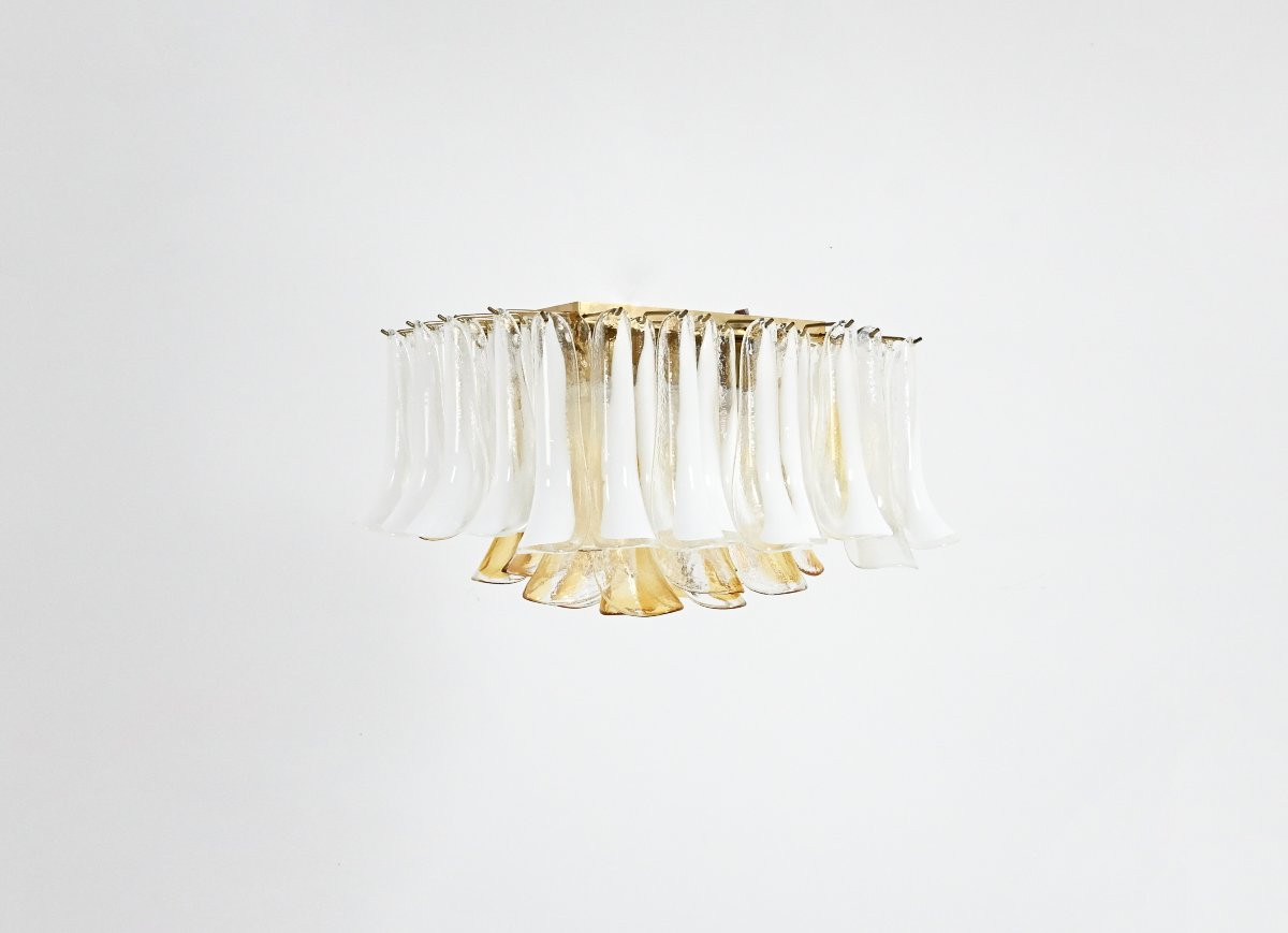 Murano Glass Ceiling Lamp by La Murrina, 1970s