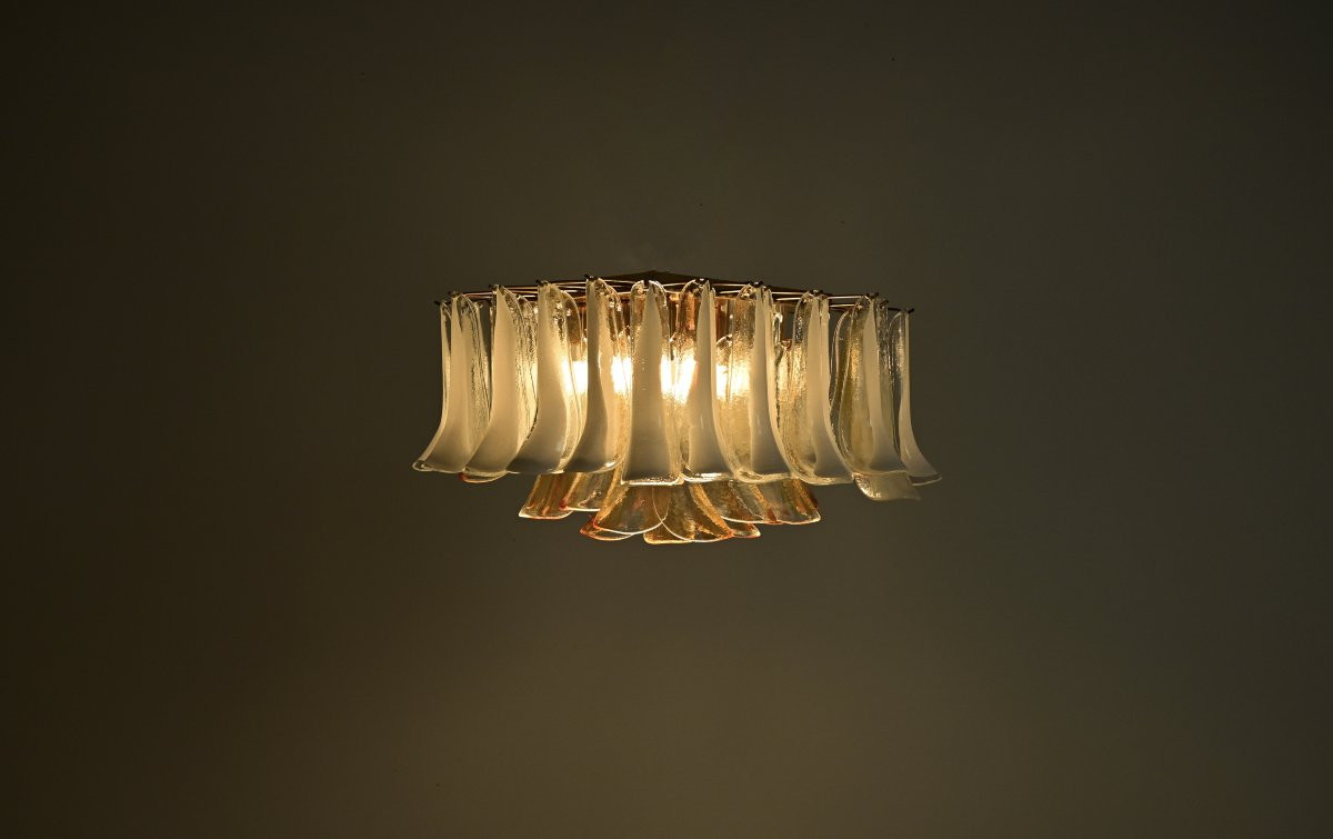 Murano Glass Ceiling Lamp by La Murrina, 1970s
